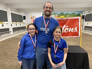 Participants au tournoi de pétanque
