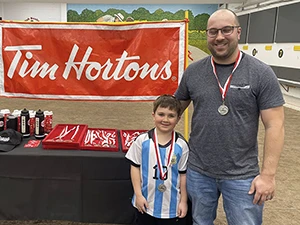 Participants au tournoi de pétanque