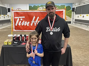 Participants au tournoi de pétanque